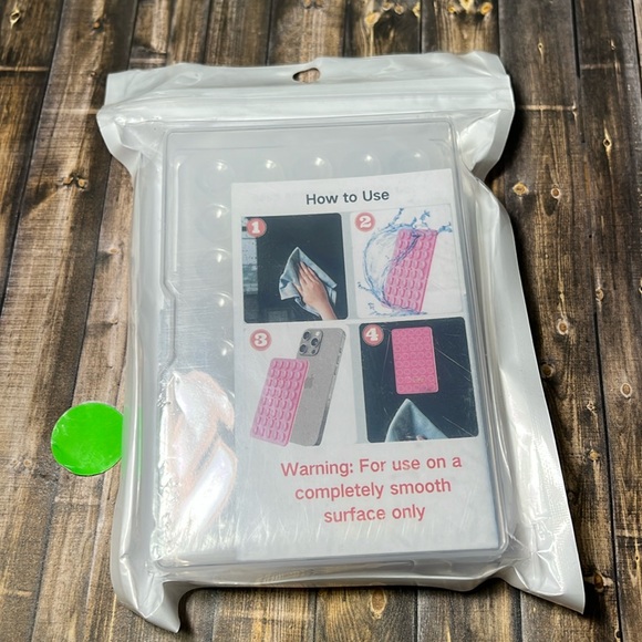 5for$10 Two Sticky Phone Grip, Shower Mirror Phone Mount Suction Cup Phone Mount - Picture 2 of 7